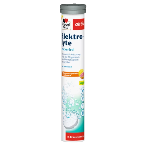 Abbildung der Produktverpackung Doppelherz aktiv Elektrolyte Brausetabletten Frontansicht